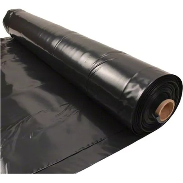 Rollo Nylon Polietileno Negro 6mts 200mic 50mts Obra Pisos 0