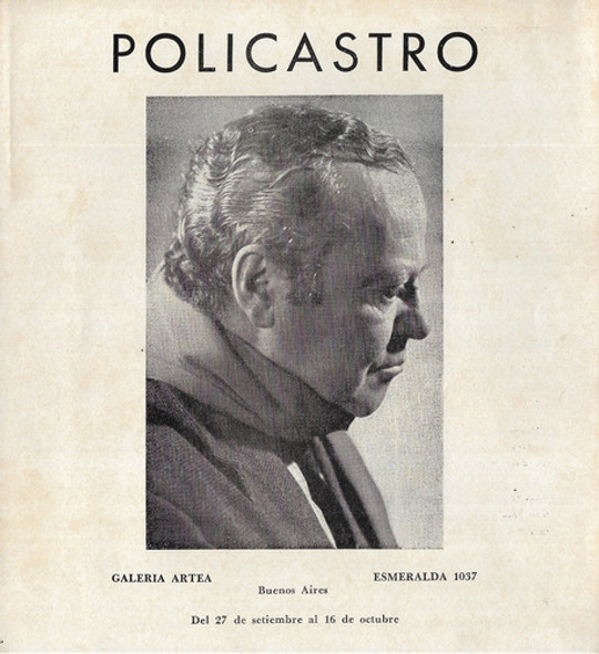 Catálogo Exposición  Enrique Policastro: Galeria Artea 0 Catálogo Exposición  Enrique Policastro: Galeria Artea 0