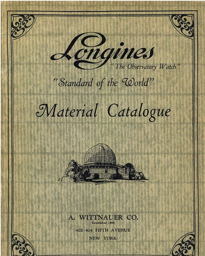 Antiguo Catalogo Relojes Longines Año 1929 Digitalizado 0