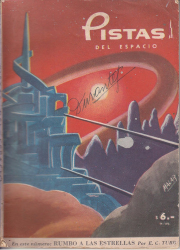 1958 Ciencia Ficcion Pulp Revista Pistas Del Espacio Nº 12 0