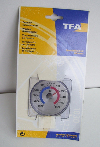 Termómetro De Exterior Para Ventana Con Adhesivo Tfa 0