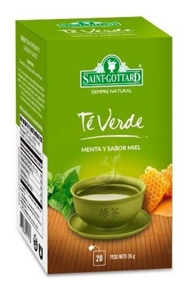Te Verde, Menta Sabor Miel X 2 Unidades 1