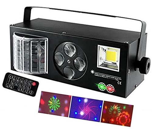 Luz De Escenario Para Fiestas Con Función 4 En 1 (estroboscó 0