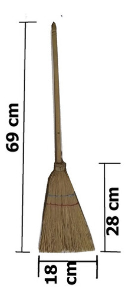 Escoba Chica O Escobita De Paja, Halloween, Limpieza X1u 1