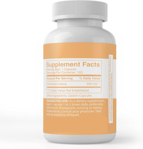 Pure Original | Irish Sea Moss I 500mg I 100 Capsules 1