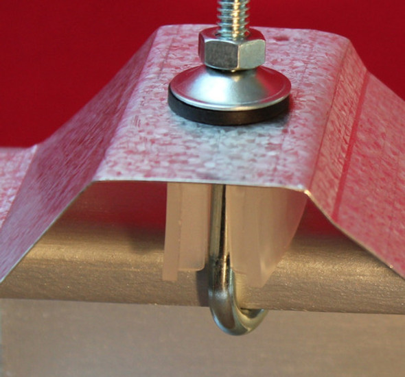 Soporte Plástico X 200u Chapa Metalica Trapezoidal Policarbo 1