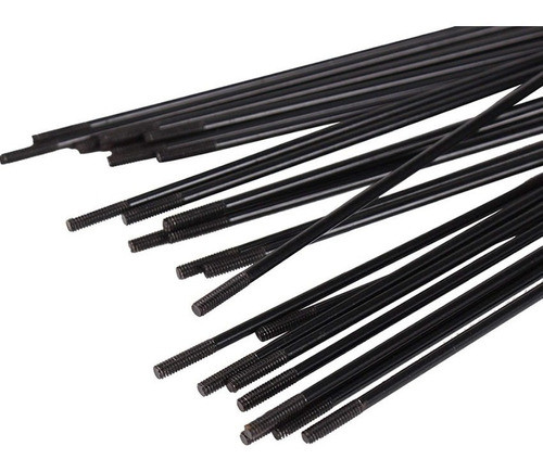 Rayos De Acero Color Negro 290mm X 2mm X 36 Unidades Timalo 1