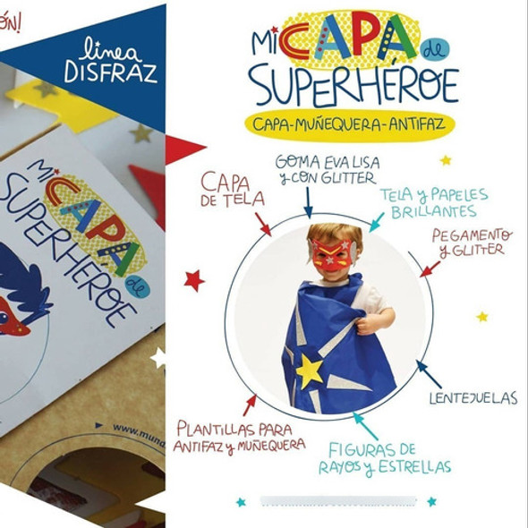 Kit Para Armar Disfraz De Superheroe Juego Creativo 0