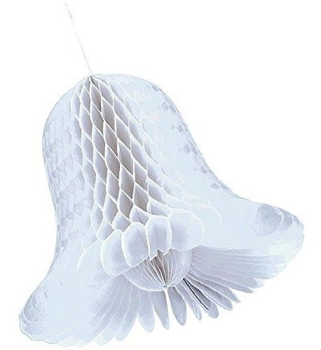 Honeycomb Bells 9  2 / Pkg, Blanco 0