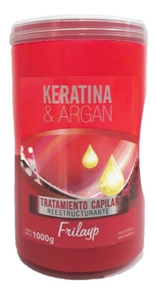 Frilayp Baño Capilar Keratina Y Argan  1kg 1