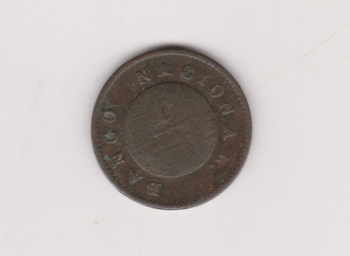 Moneda Argentina Buenos Aires 5/10 1827 J/9.1.2 Bueno+ 0