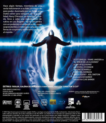 Blu-ray Lord Of Illussions / Amo De Las Tinieblas 1