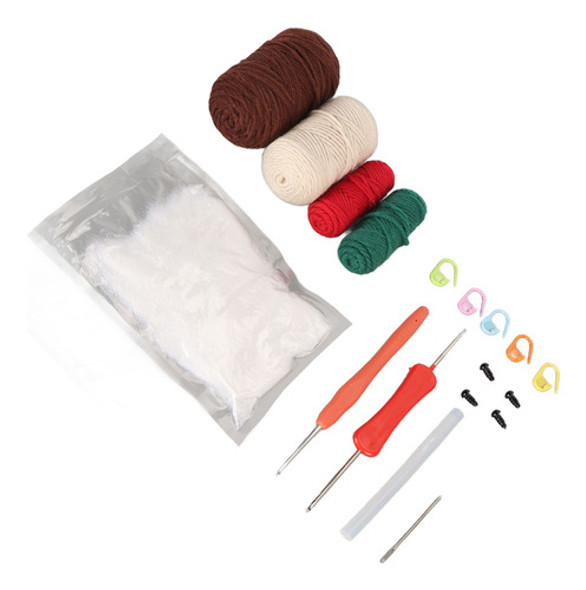 Kit Inicial Para Animais Para Aprender A Fazer Crochê Hedgeh 0