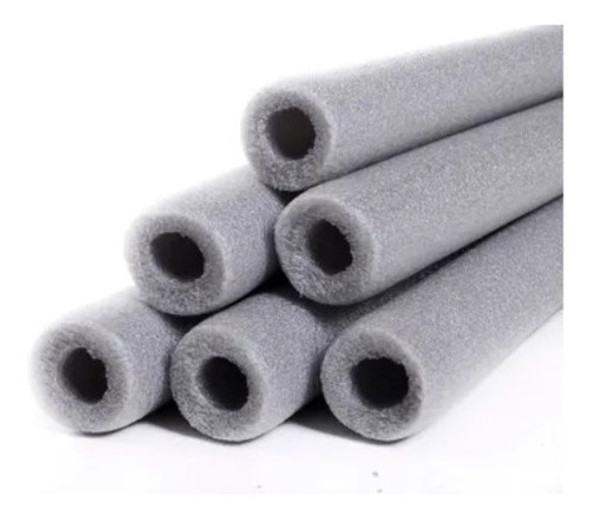 Tubo Aislante Gris Espuma Para Refrigeración 1  X 2 Metros 0