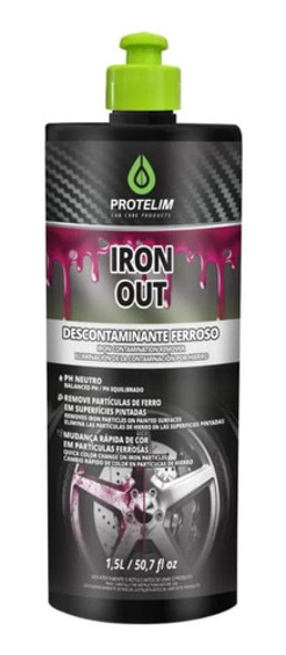 Iron Out Descontaminante Ferroso Para Rodas 1,5l Protelim 0