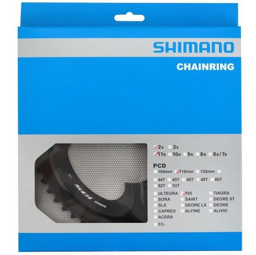 Coroa Shimano Speed 105 5800 53t Bcd110mm 11v 22v 2x11 1
