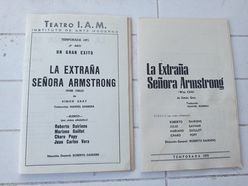 2 Programas Del Teatro Instituto Arte Moderno + 13 Repetidos 0