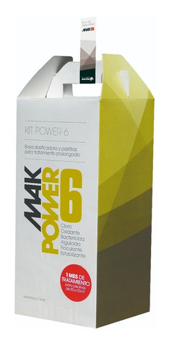Mak Power 6 Boya Con Cloro  Mantenimiento Mensual Prolongado 0