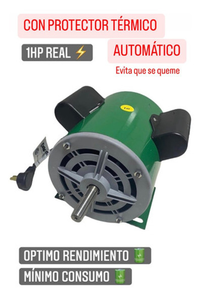 Motor 1hp Daf Para Hormigonera Trompito + Polea + Correa A33 1