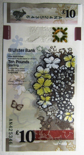 Irlanda Del Norte  10 Pounds 2018 Pick New Polimero Unc 1