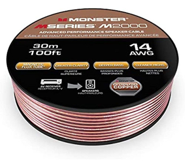 Monster Compact High Performance Xp Speaker Wire Cable Spool 0 Monster Compact High Performance Xp Speaker Wire Cable Spool 0