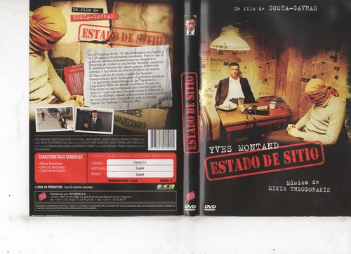 Estado De Sitio - Dvd Original - Buen Estado 0