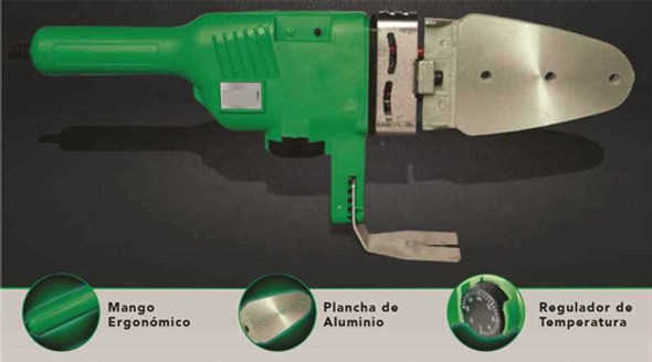 Termofusora 1400 W Boquillas 20 25 32 Mm Nacional Calidad 0