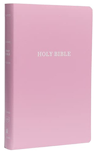 Book : Kjv, Gift And Award Bible, Leather-look, Pink, Red.. 0