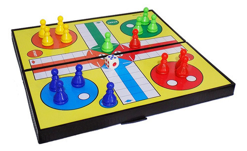 Juego De Ludo Imanado Infantil 24,5 X 12,5 X 3,5  Cm En Caja 0