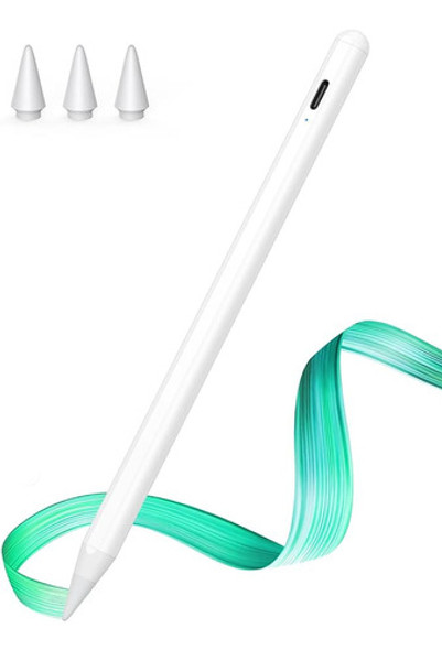 Caneta Pencil Goojodoq Para iPad Palm Rejection 1.0mm Branca 0