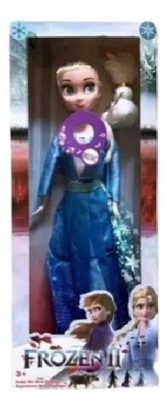 Muñeca Elsa Frozen Disney C/olaff Y Musica Libre Soy! 0