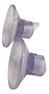 Pack X2 Ventosas Sopapa Transparente Para Barral De Baño 1