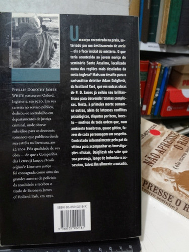 Livro Morte No Seminário P. D. James 1