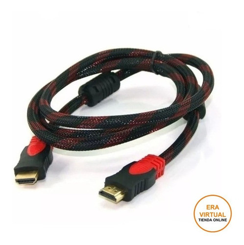 Cable Hdmi 3 Metros Mallado Full Hd 1080p 4k Pc Tv Proyector 1