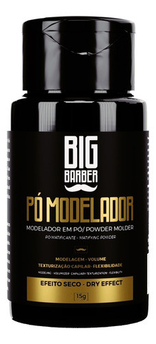 Pomada Em Pó Modelador Big Barber 15g Atacado Com 12 Unidade 1