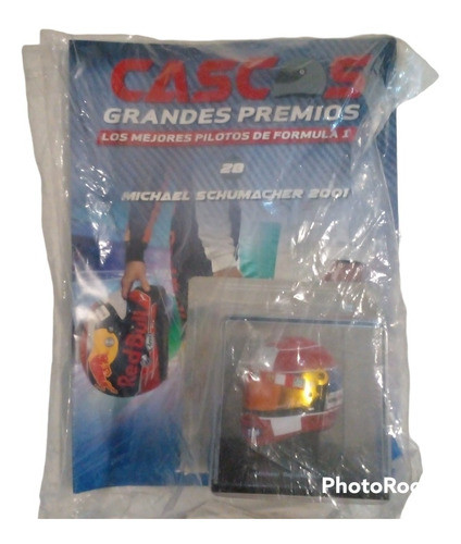 Revista + Cascos De F 1. Nº 28. Michael  Schumacher 2001 0