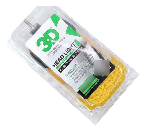 Kit De Pads Y Lijas Para Restauracion De Opticas 3d 1