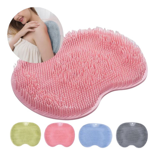 Alfombra Baño Antideslizante Masajeador Exfoliante Limpiador 0