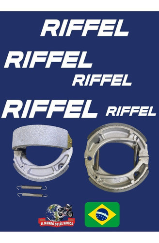 Juego Patines De Freno Riffel Cruzado Cinta De Freno 1