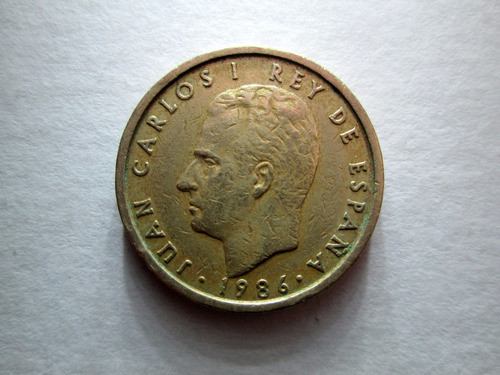Moneda España 100 Pesetas 1986 Rey Juan Carlos Boedo Capital 1