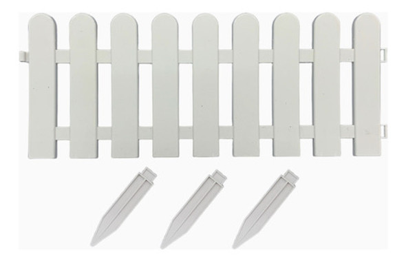 Cercas De Plastico Con Punta Redonda Set De 4 0