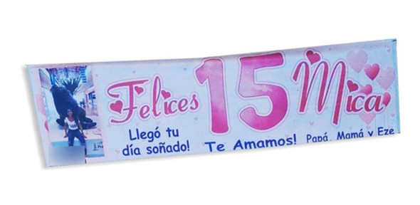 Pasacalles Impresos Para 15 Años 0