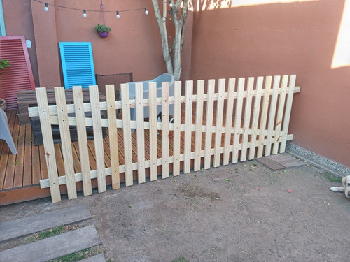 Cerco De Madera De Pino De 1 Mts De Alto X 1 Mts De Largo 0