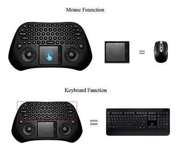 Measy Gp800 2,4 G Inalámbrico Mini Qwerty Keyboadr Rc Aire R 1