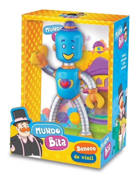 Boneco Vinil Articulado Mundo Bita - Robô Tum Tum Líder 401 1
