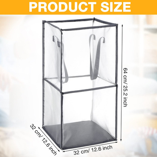 6 Cestas Emergentes Para La Ropa Sucia De 12.6 Pulgadas, Peq 1