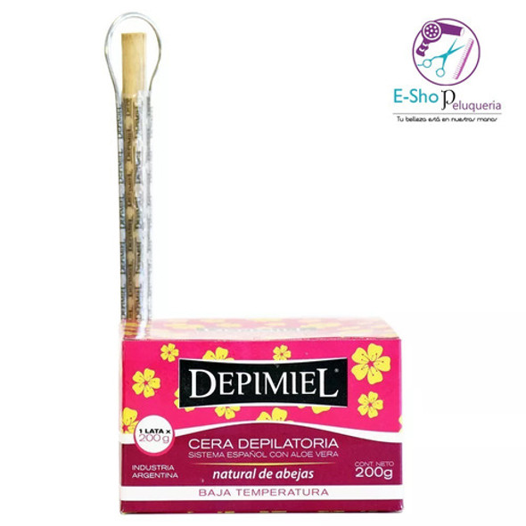 Cera Depilatoria En Lata Depimiel Natural X 200grs 1