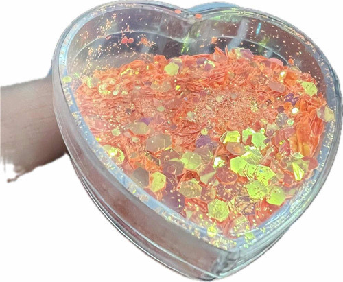 Glitter Neón Camaleón 10grs Partículas Varias Seco 0