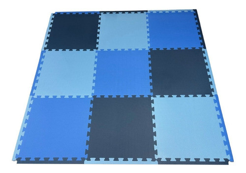 Kit 38 Tapetes Tatame Eva Bebe Infantil Menino 50x50 1cm 0