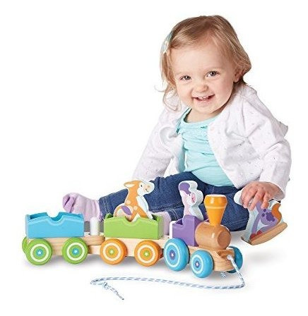 Mecedora Animales De Granja Tren  Bebe Por Melissa Y Doug 4 1